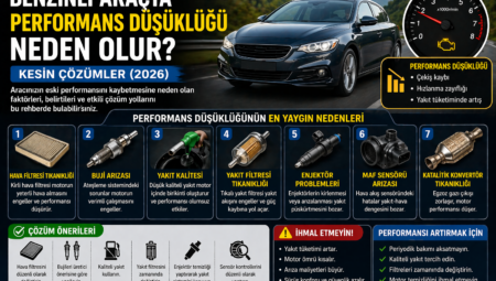 Benzinli Araçta Performans Düşüklüğü Neden Olur? Kesin Çözümler
