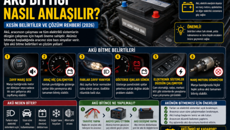 Akü Bittiği Nasıl Anlaşılır? Kesin Belirtiler ve Çözüm Rehberi
