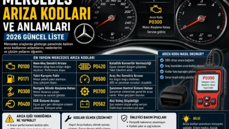 Mercedes Arıza Kodları ve Anlamları (2026 Güncel Liste)