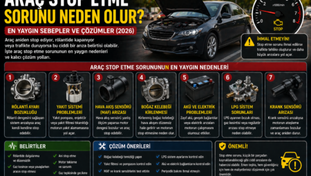 Araç Stop Etme Sorunu Neden Olur? En Yaygın Sebepler ve Çözümler