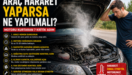 Araç Hararet Yaparsa Ne Yapılmalı? Motoru Kurtaran 7 Kritik Adım
